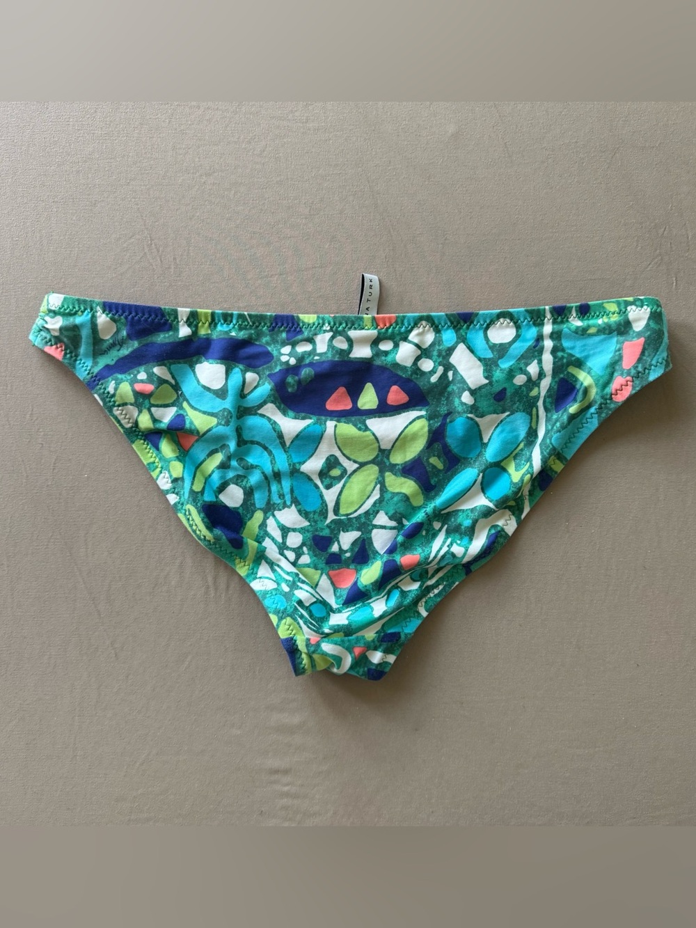 Trina Turk "Seychelles" mosaic print hipster bikini bottom - Picture 2 of 6